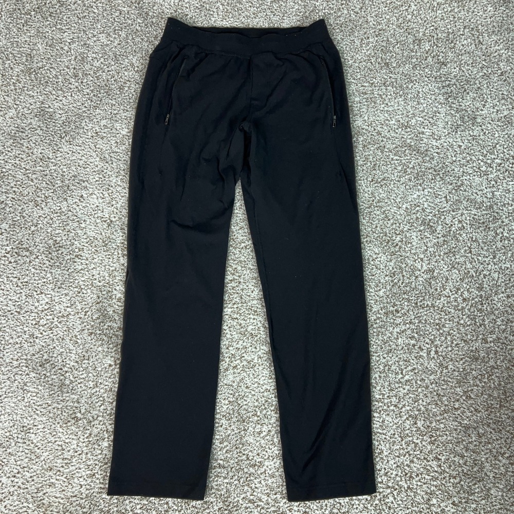 Lululemon Pants Mens Large Black Straight Leg Pockets License to Train Gym Sport